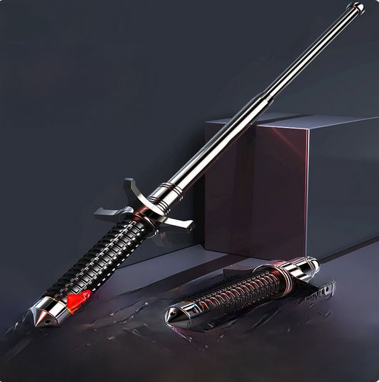Self-Defense Telescopic Gear Stick Expandable Baton| Self Defence Security Baton 32 Inch
