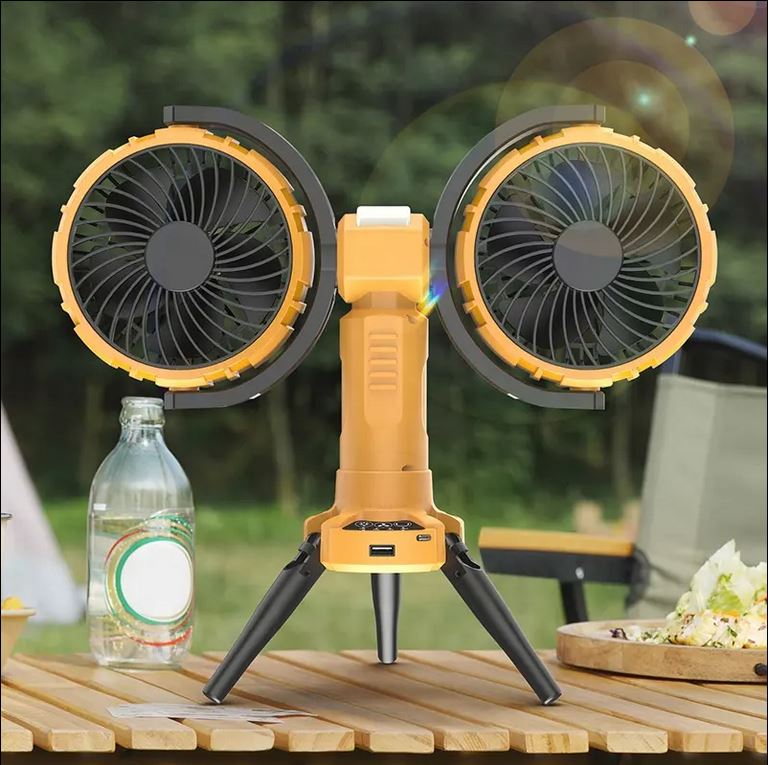 360 Double Head Turbo Fan